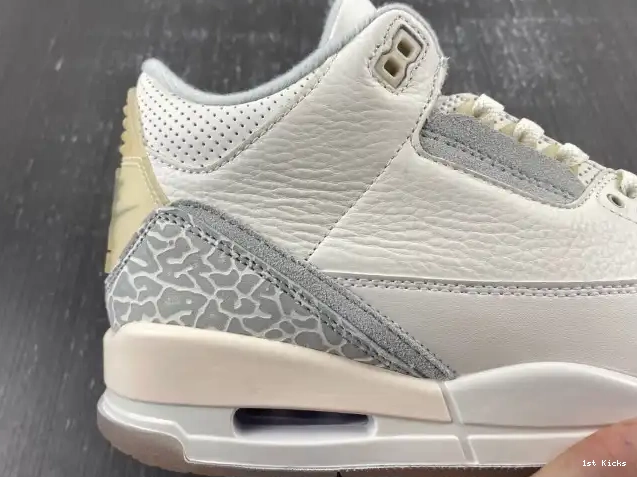 1st Kicks Shoes Air Craft Jordan 3 Ivory FJ9479-100 0601